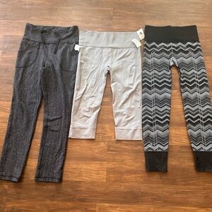 lululemon athletica Women's Black & Gray Leggings Pack